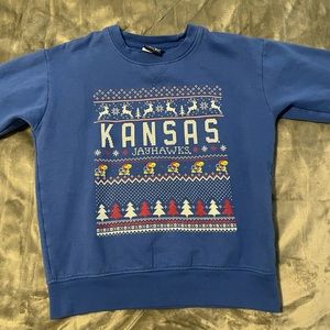 Old Varsity Brand Kansas Jayhawks Christmas Sweater